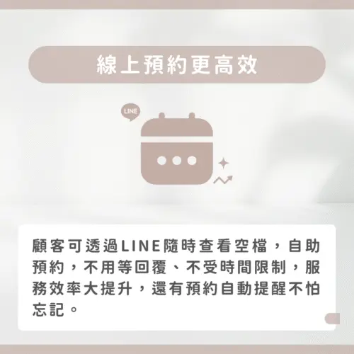 線上預約更高效 ┇ 時間效益全面提升