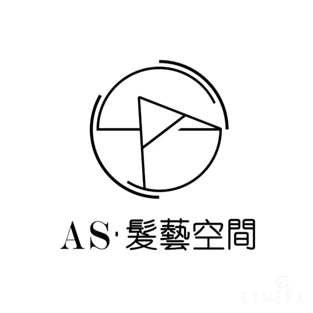 A.S髮藝空間LOGO
